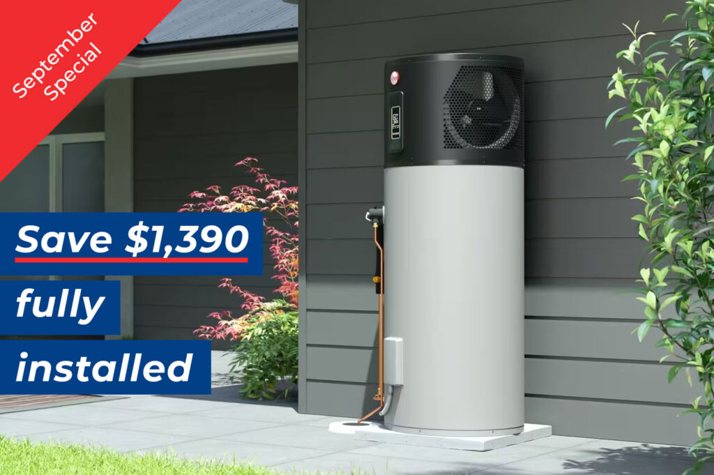 Hear Pump Rheem September promotion